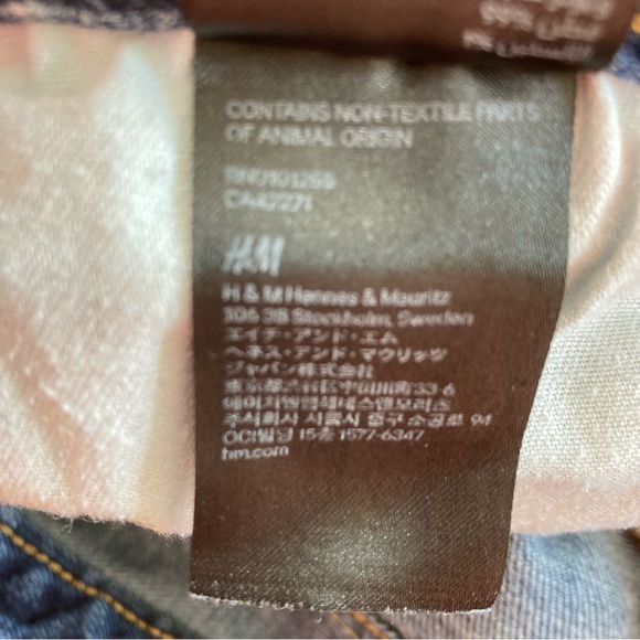H&M &Denim women’s button fly slim low waist jeans 28/32 - Picture 10 of 10